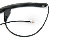 AxTel QD/RJ - спиральный кабель. 0.5-2 м. стандарт проводная гарнитура (AXC-01)