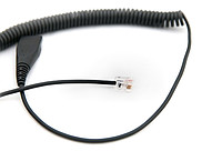 AxTel QD/RJ - спиральный кабель. 0.5-2 м. 03 проводная гарнитура (AXC-03)