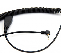 AxTel QD/3.5 mm jack – спиральный кабель 30 см для BB проводная гарнитура (AXC-35BB)