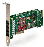 Плата Sangoma A200 аналоговая A20001E 2 FXO analog card PCIe без эхоподавления