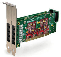 Плата Sangoma A200 аналоговая A20004D 8 FXO analog card w/ EC HW PCI с эхоподавлением