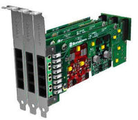 Плата Sangoma A200 аналоговая A20005E 10 FXO analog card PCIe без эхоподавления
