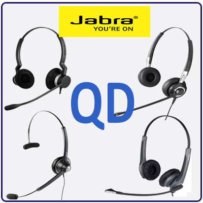 Проводные гарнитуры Jabra (QD разъем)